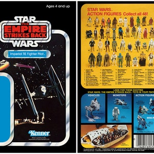 Imperial TIE Fighter Pilot - The Empire Strikes Back - Kenner cardback