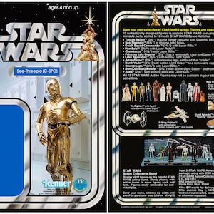 See-Threepio (C-3PO) Star Wars - Alternate Kenner cardback