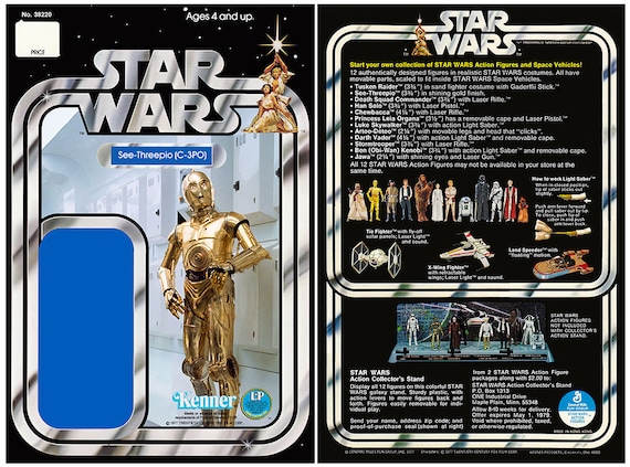 See-threepio (C-3PO) Star Wars - Alternate Kenner Cardback - Etsy