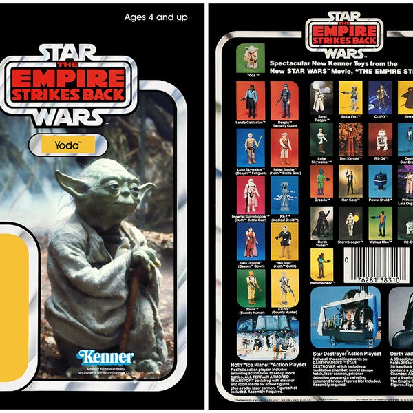 Yoda, The Jedi Master - The Empire Strikes Back - Alternate Kenner cardback