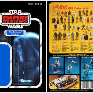 The Emperor (Hologram) - The Empire Strikes Back - Kenner cardback