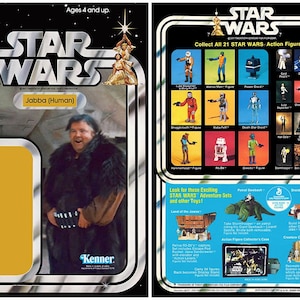 Jabba (Human) - Star Wars - Kenner cardback
