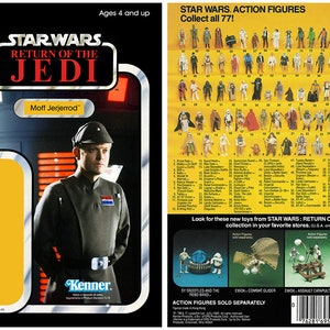 Moff Jerjerrod - Return of the Jedi - Kenner cardback