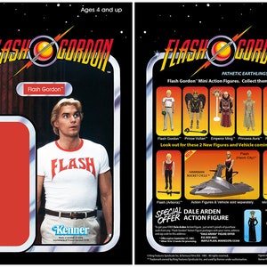 FLASH GORDON (White T-Shirt photo) - Kenner cardback