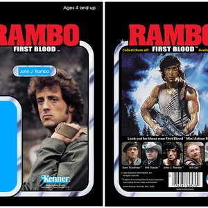 John J. Rambo - (Rambo First Blood 1982) - Kenner Cardback