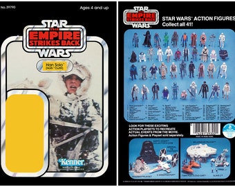 Han Solo (Hoth Outfit) - The Empire Strikes Back - Kenner cardback