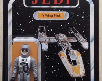 Y-wing Pilot - Return of the Jedi - Kenner Cardback - Etsy