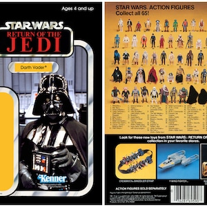 Darth Vader - Return of the Jedi - Alternatieve Kenner-kaartrug