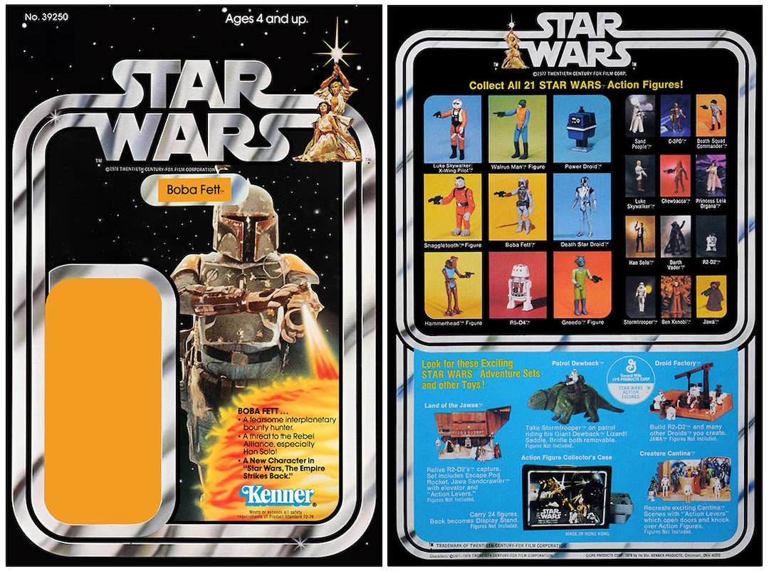 ボバ・フェット - スター・ウォーズ - ケナーカードバック - Etsy 日本