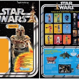 Boba Fett - Star Wars - Kenner cardback