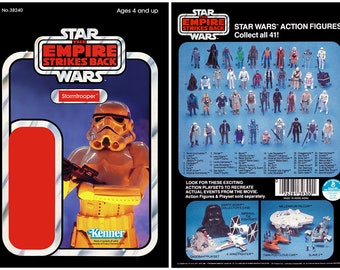 Stormtrooper - L&#39;Empire contre-attaque - Dos de carte Kenner suppléant