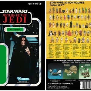 The Emperor - Return of the Jedi - Kenner cardback
