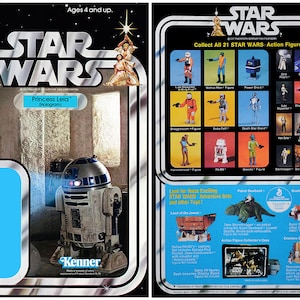 Princess Leia (Hologram) - Star Wars - Kenner cardback