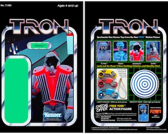 Warrior (TRON 1982 Movie) - Kenner cardback