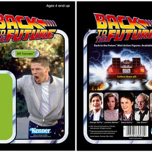 Biff Tannen (1955 Back to the Future) - Kenner cardback