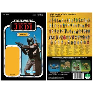 Boba Fett - Return of the Jedi - alternatieve kenner cardback