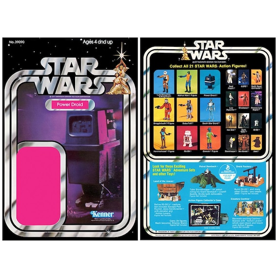 1977 Kenner Power Droid MOC 未開封 割れ Power Droid - Star Wars - Kenner Cardback - Etsy