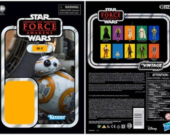 BB-8 (the Force Awakens) - Vintage Collection Kenner Cardback - Etsy
