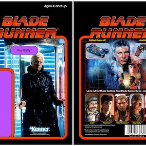 Roy Batty (Rutger Hauer) - Blade Runner (1982) - Kenner cardback