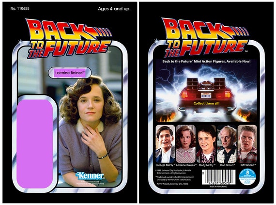 Lorraine Baines (1955 Back to the Future) - Kenner Cardback - Etsy