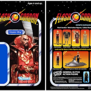 Ming the Merciless / Emperor Ming (1980 Flash Gordon Movie) - Kenner cardback