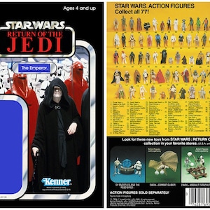 The Emperor - Return of the Jedi - Alternate Kenner cardback