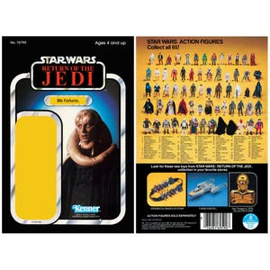 Bib Fortuna - Return of the Jedi - Original version - Kenner cardback