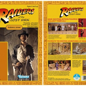 Indiana Jones (Harrison Ford) - Jäger des verlorenen Schatzes - Alternate Kenner Cardback