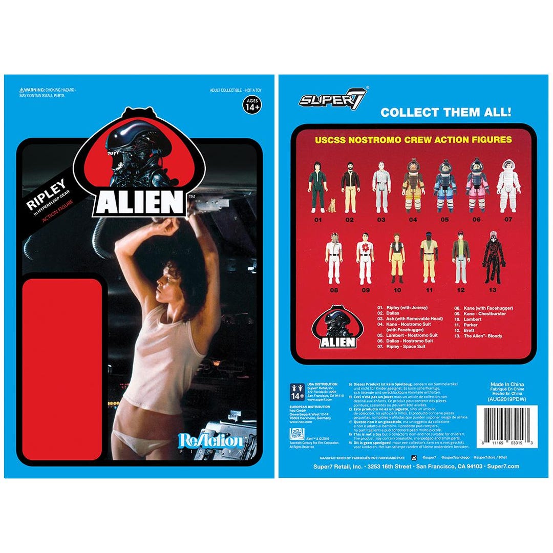 Ripley (hypersleep Gear) - Alien (1979 Movie) - Reaction Cardback - Etsy