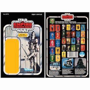 IG-88 (Bounty Hunter) - The Empire Strikes Back - Original Version - Kenner cardback