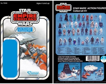 Luke Skywalker (pilote du Snowspeeder) - L&#39;empire contre-attaque - Collection RETRO - Autre carte Kenner