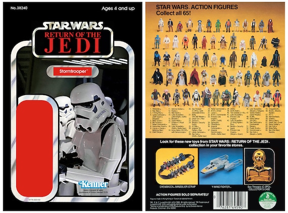 Kenner STAR WARS Meccano Vintage RETOUR DU JEDI Cardback LOGRAY EWOKS - ROTJ
