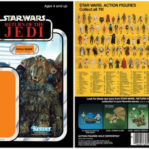 Tanus Spijek - Return of the Jedi - Kenner cardback