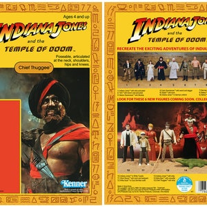 Chief Thuggee - Temple of Doom - Kenner cardback