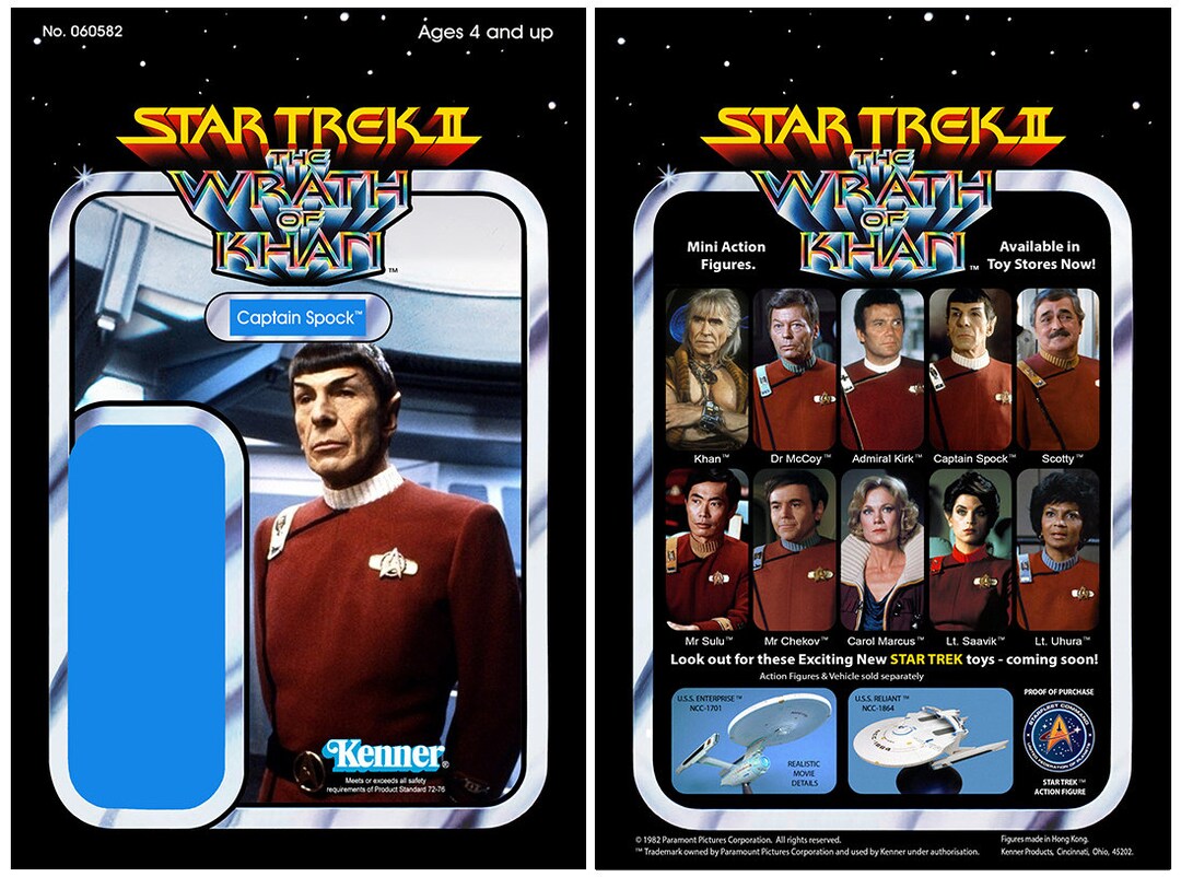 Captain Spock (leonard Nimoy) - Star Trek II the Wrath of