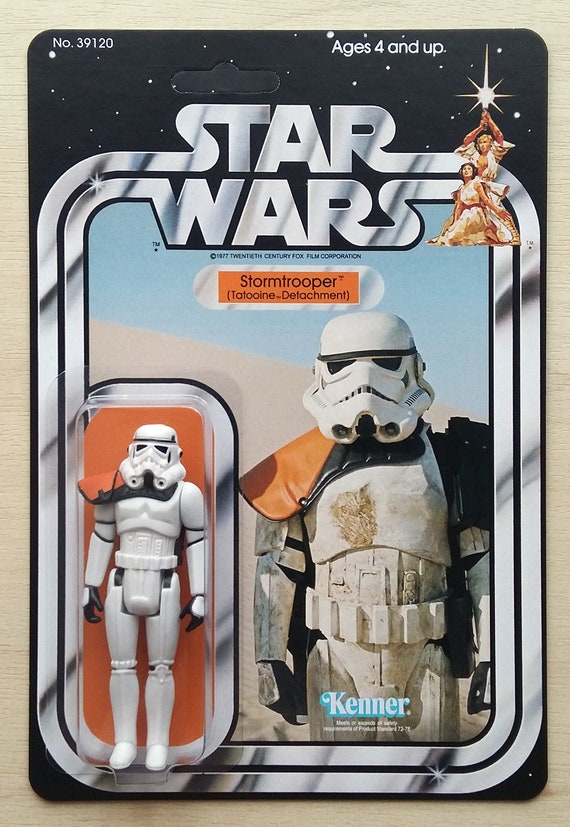 Stormtrooper (tatooine Detachment) - Star Wars - Kenner Cardback