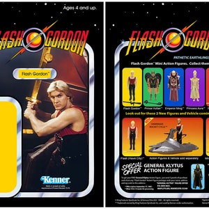 FLASH GORDON (1980 Movie) - Kenner cardback