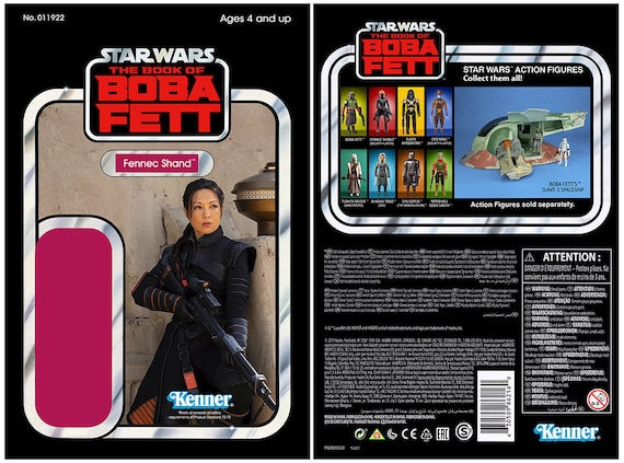 Fennec Shand the Book of Boba Fett Kenner Cardback | Etsy