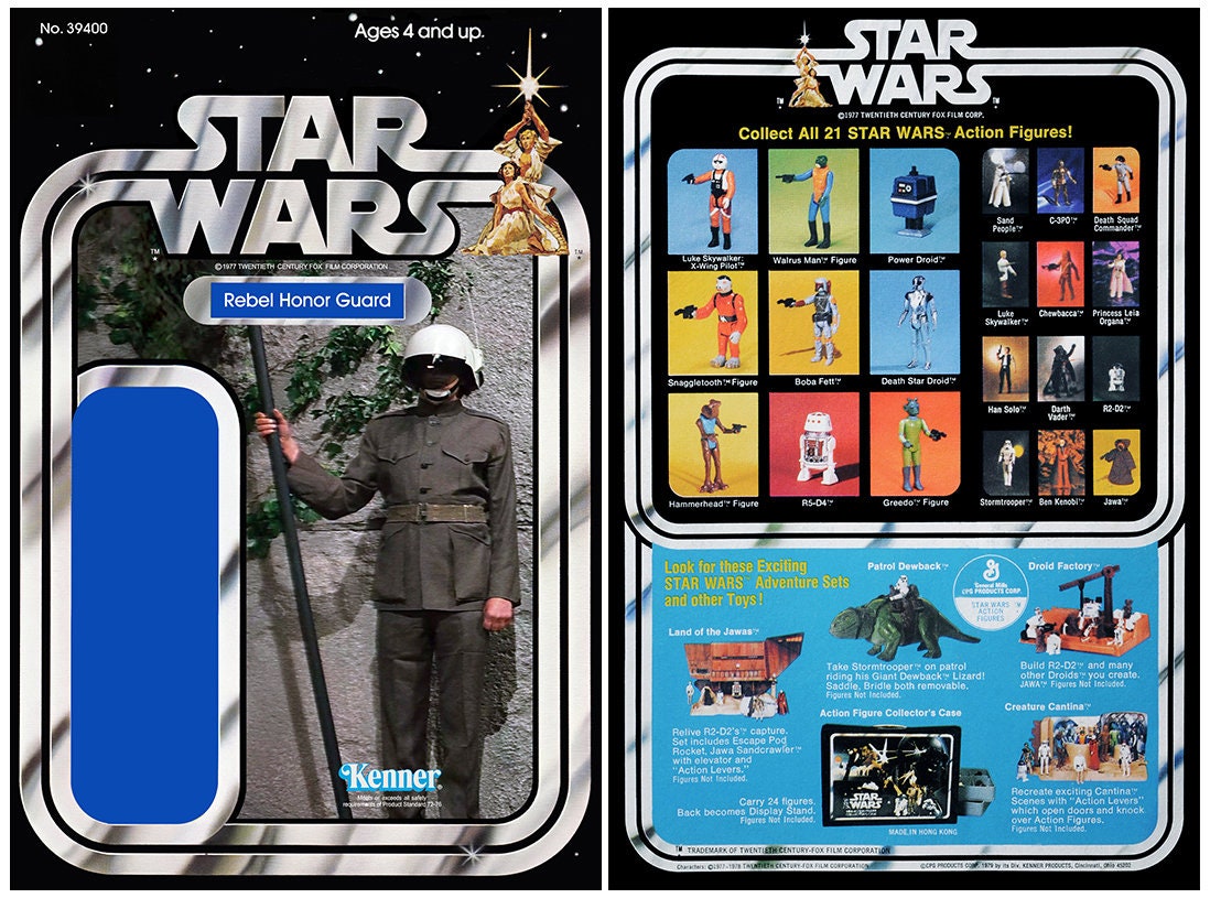 反乱軍儀仗兵（スターウォーズ） - ケナーカードバック - Etsy 日本