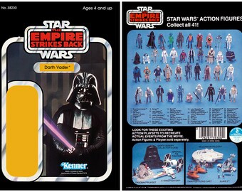 Darth Vader The Empire Strikes Back Kenner cardback