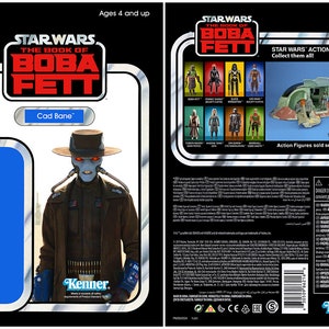 Cad Bane - The Book of Boba Fett - Kenner cardback