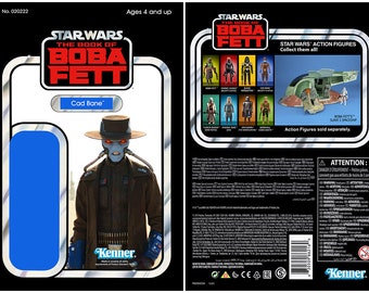 Cad Bane - El libro de Boba Fett - Cardback de Kenner