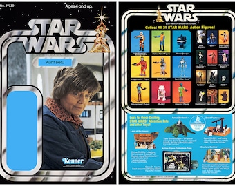 Tía Beru - Star Wars - 21 Reverso Kenner cardback