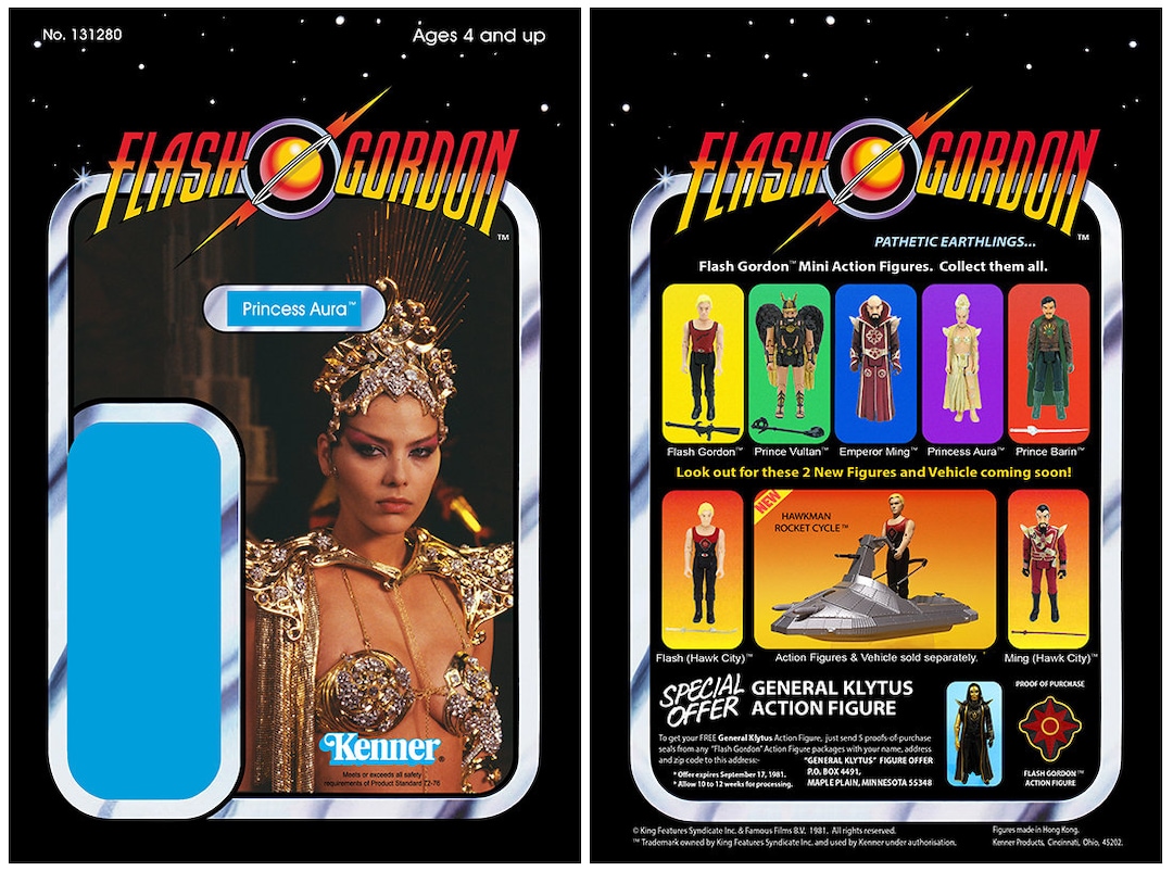 Princess Aura (flash Gordon 1980 Movie) - Kenner Cardback - Etsy