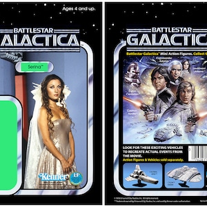 Serina – (Battlestar Galactica 1978) – Kenner-Kartenrückseite
