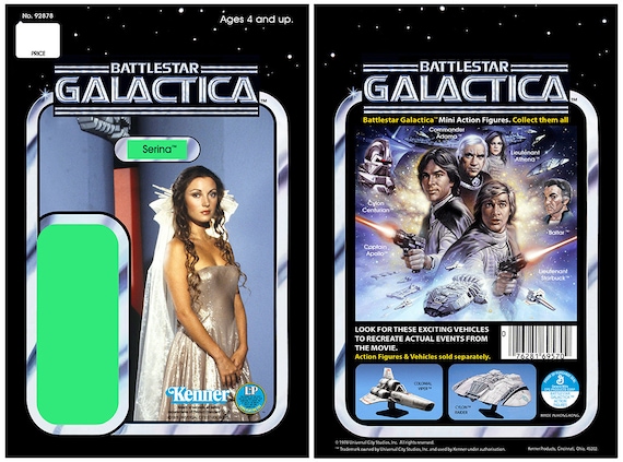 Serina - (battlestar Galactica 1978) - Kenner Cardback - Etsy