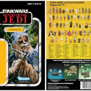 Return of the Jedi - Chewbacca - Alternate Kenner cardback