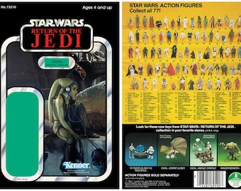Figurine Star Wars Ree Yees – Kenner Le Retour Du Jedi – Blister Rétro