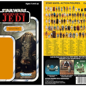 Ephant Mon - Return of the Jedi - Kenner cardback