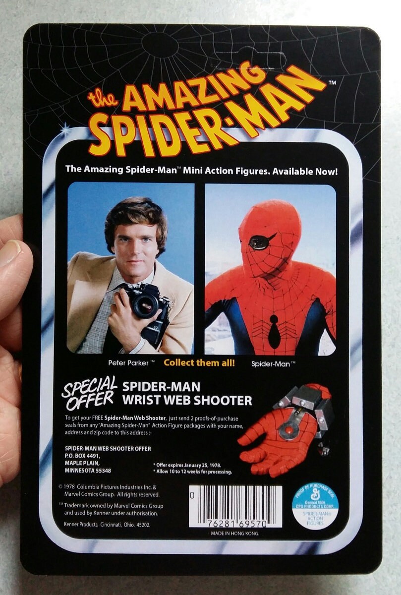 El Hombre Araña Ataca De Nuevo 1978 SPIDER-MAN 1978 Nicholas Hammond TV Series / Movie Kenner - Etsy Norway
